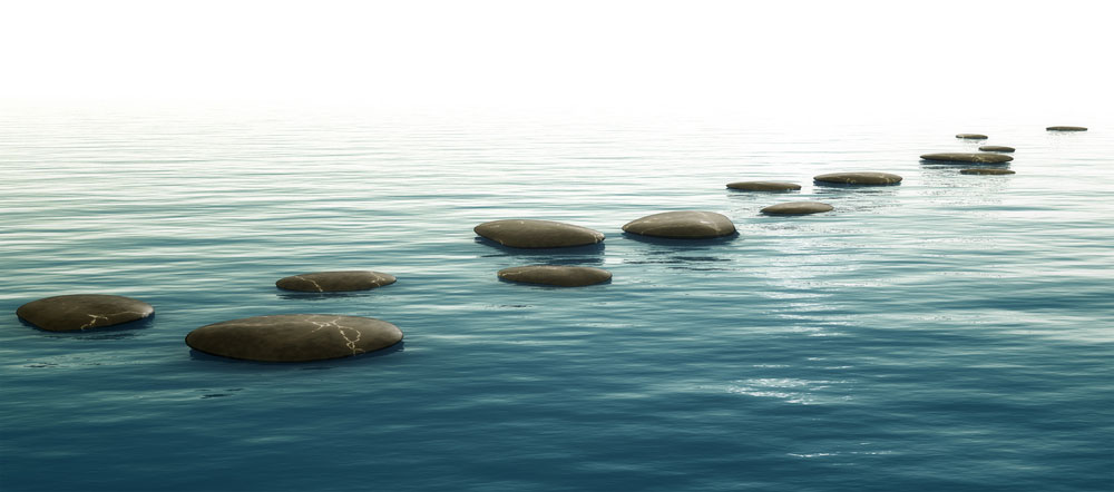 stepping stones wallpaper