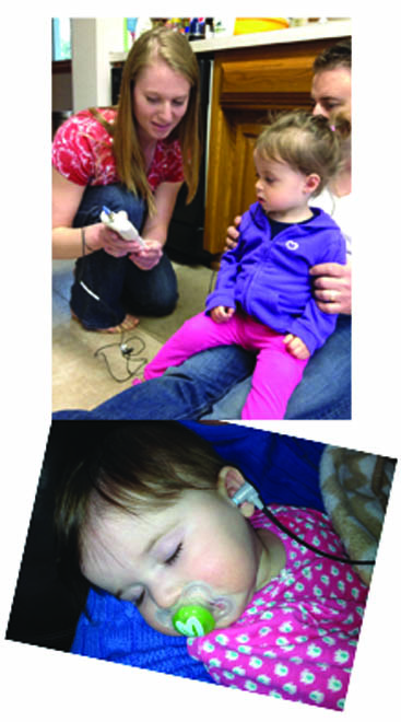 child with hearing deviice