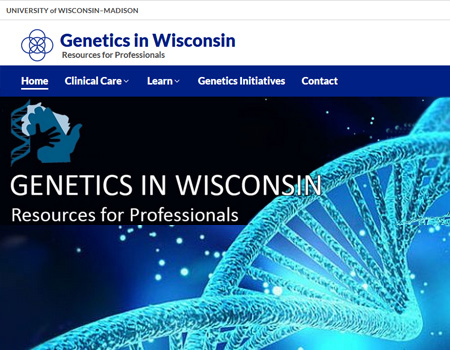 Genetics in Wisconsin web page