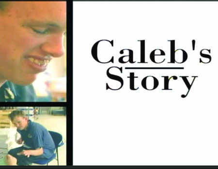 Two Photos of Caleb on the front cover of CD