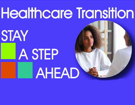 Healthcare Transition Youth speaking with an adult